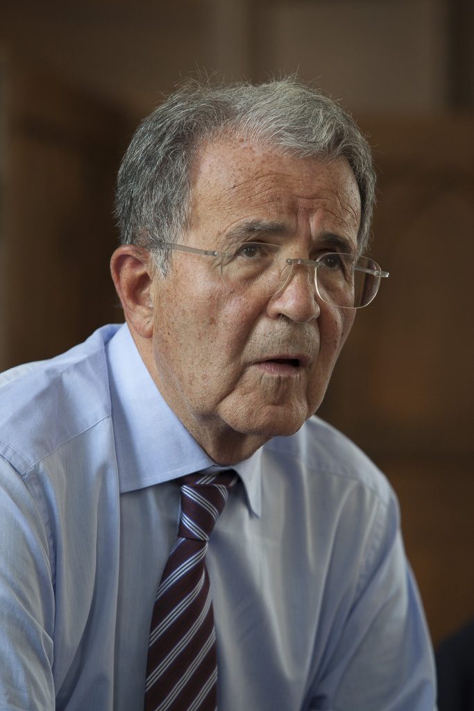 Romano Prodi at Pembroke College, Cambridge